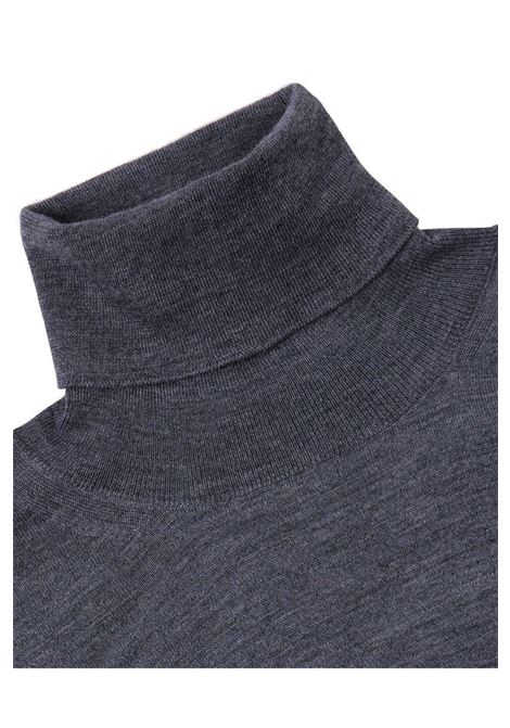 Maglia Lupetto Collo Alto in Lana - Colore Grigio PAOLO PECORA | Lupetto | A003 F0018996